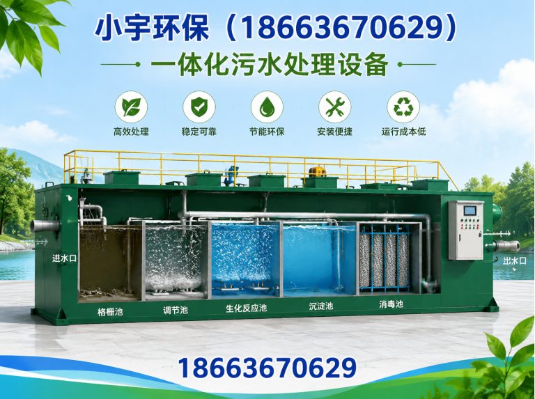 高密市生活污水处理设备展示图